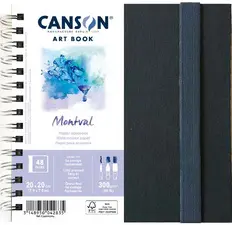 CANSON Carnet de dessin ART BOOK Montval, 200 x 200 mm
