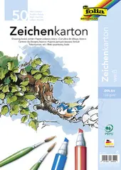 folia Papier à dessin, A4, 120 g/m2, blanc
