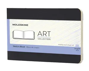 MOLESKINE Album de croquis, P/A6, 120 g/m2, carton, noir