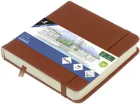 kangaro Carnet de croquis, 160 pages, 120x120 mm, cognac