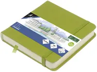 kangaro Carnet de croquis, 160 pages, 120x120 mm, lime green