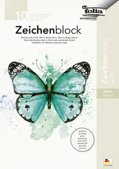 folia Bloc de dessin, 140 g/m2, A3, grainé, 10 feuilles