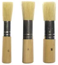 kangaro Set de pinceaux pour pochoir, 3 pièces