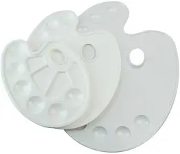 KREUL Palette de peinture SOLO Goya, plastique, ovale, blanc