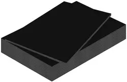 kangaro Carton plume, A3, épaisseur: 5 mm, noir