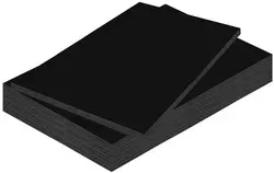 kangaro Carton plume, 500 x 700 mm, épaisseur: 10 mm, noir