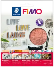 FIMO Métal en feuilles, 10 feuilles, cuivre