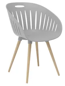 Topstar Chaise d'extérieur "T2023", set de 2, gris clair