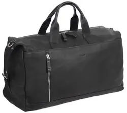 Alassio Sac de voyage "Weekender TORO", en cuir, noir