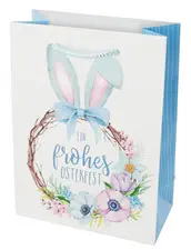 SUSY CARD Oster-Geschenktüte "Bunny & Flowers