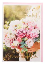 SUSY CARD Hochzeitskarte "Blumenstrauß