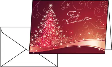 sigel Carte de Noël "Christmas Swing", A6 (A5)