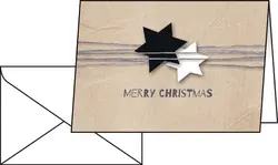 sigel Carte de Noël "Christmas Wrapping", A6, 250 g/m2