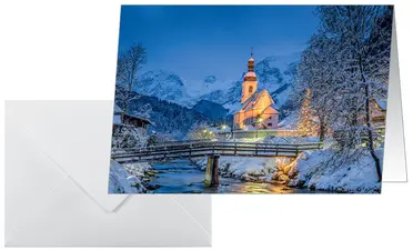 sigel Carte de Noël "Bavarian Christmas", A6 paysage (A5)