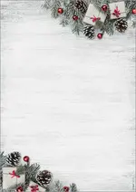 sigel Papier à motif de Noël "Christmas Chapel", A4