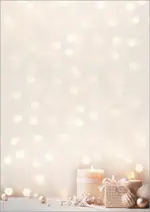 sigel Papier à motif de Noël "Christmas Forest Watercolor