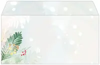 papier Enveloppe motif de Noël "Christmas Forest Watercolor