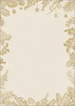 sigel Papier à motif de Noël "Scandinavian Christmas", A4