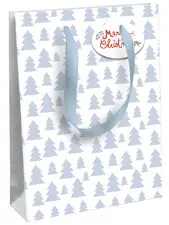 Clairefontaine Sac cadeau de Noël "Empreintes", large