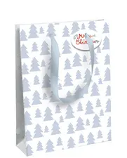 Clairefontaine Sac cadeau de Noël "Empreintes", moyen