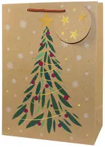 CACTUS Sac cadeau de Noël "Sapin", moyen