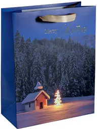 sigel Sac cadeau de Noël "Christmas Chapel", grand