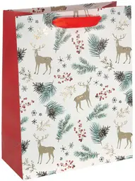 sigel Sac cadeau de Noël "Christmas Motifs Watercolor" grand