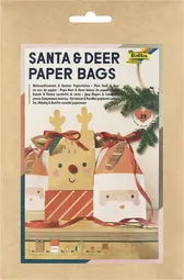 folia Kit pochettes-cadeaux de Noël "Santa & Deer