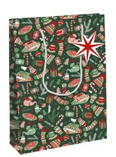 Clairefontaine Sac cadeau de Noël "Cosy", large