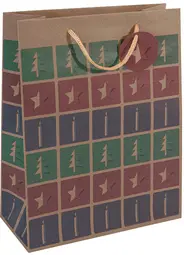 sigel Sac cadeau de Noël "Cut-out style", petit
