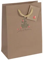 sigel Sac de Noël "Christmas with apples", grand