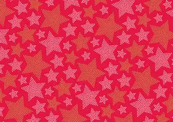 SUSY CARD Papier cadeau de Noël "étoiles