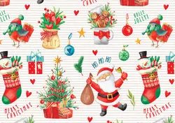 SUSY CARD Papier cadeau de Noël "père Noël