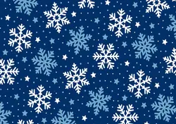SUSY CARD Papier cadeau de Noël "flocons de neige