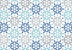 SUSY CARD Papier cadeau de Noël "flocons de neige