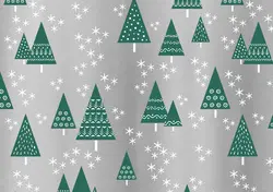 SUSY CARD Papier cadeau de Noël "sapins de Noël
