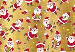 SUSY CARD Papier cadeau de Noël "pères Noël