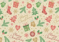 SUSY CARD Papier cadeau de Noël "Simply Christmas