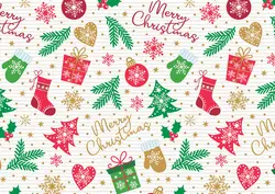 SUSY CARD Papier cadeau de Noël "Simply Christmas