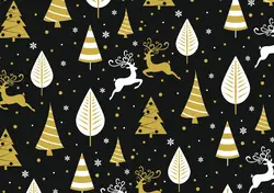 SUSY CARD Papier cadeau de Noël "Xmas night