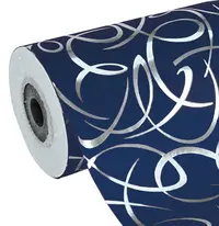 Clairefontaine Papier cadeau "Arabesque bleu", en rouleau