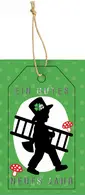 CACTUS Neujahrs-Geschenkanhänger "Schornsteinfeger