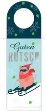 CACTUS Neujahrs-Flaschenanhänger "Guten Rutsch