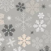 PAPSTAR Serviette à motif de Noël "Snowflakes
