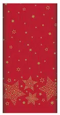 PAPSTAR Nappe pour Noël "Christmas Shine", rouge