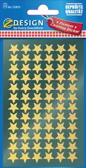 AVERY Zweckform ZDesign Stickers de Noël "étoiles", or