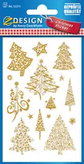 AVERY Zweckform ZDesign Stickers de Noël "Arbres