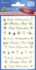 AVERY Zweckform ZDesign autocollants pour Noël "Frohes Fest