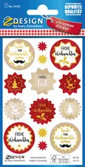 AVERY Zweckform ZDesign Weihnachts-Sticker "Wünsche