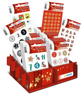 HERMA Sticker de Noël DECOR "Calendrier de l'Avent